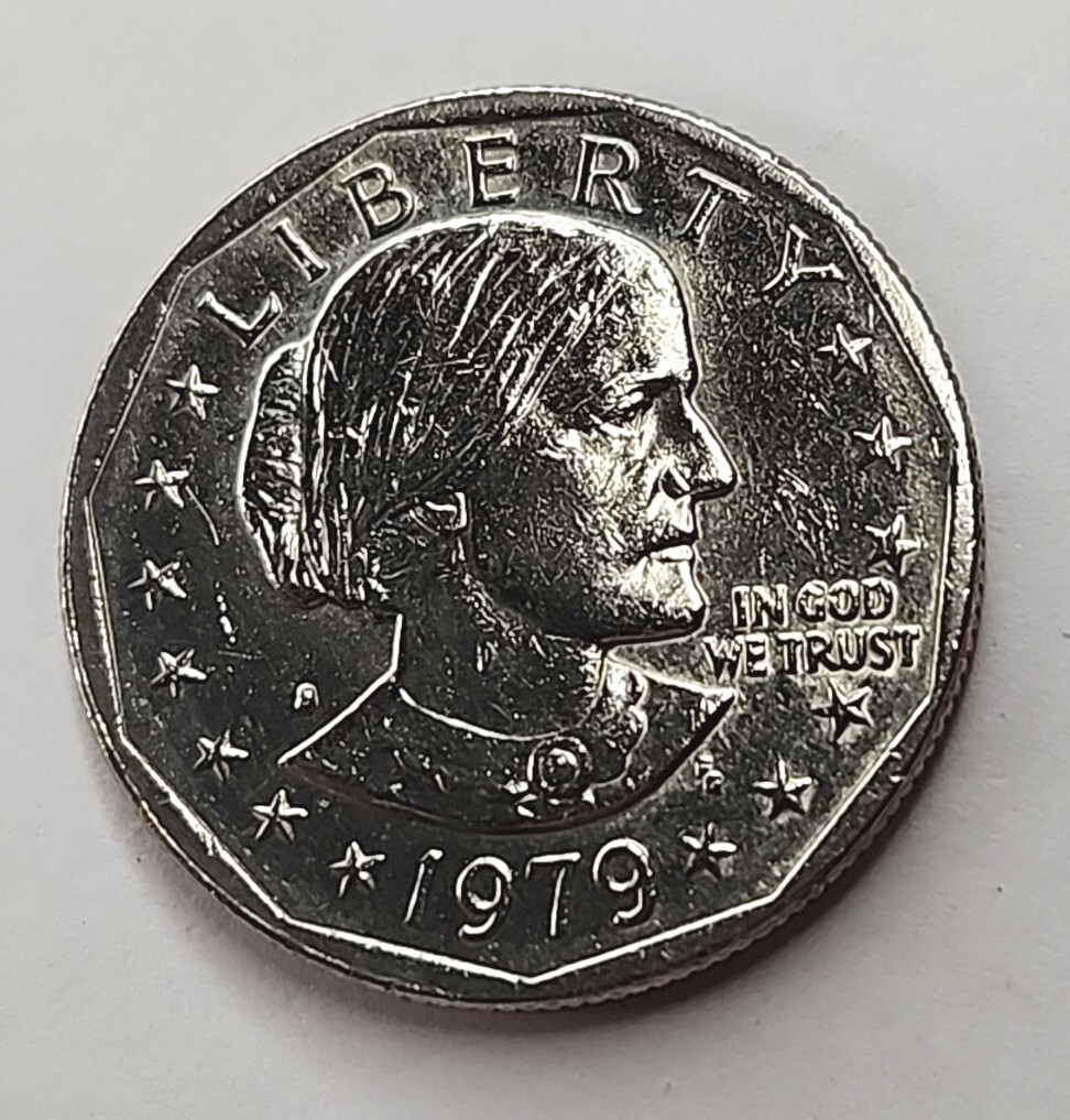 1979 Blob Mint Mark Susan B Anthony $1 One Dollar Coin (SBA) FREE