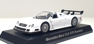 1/64 Kyosho MERCEDES BENZ CLK-GTR ROADSTER WHITE diecast car model