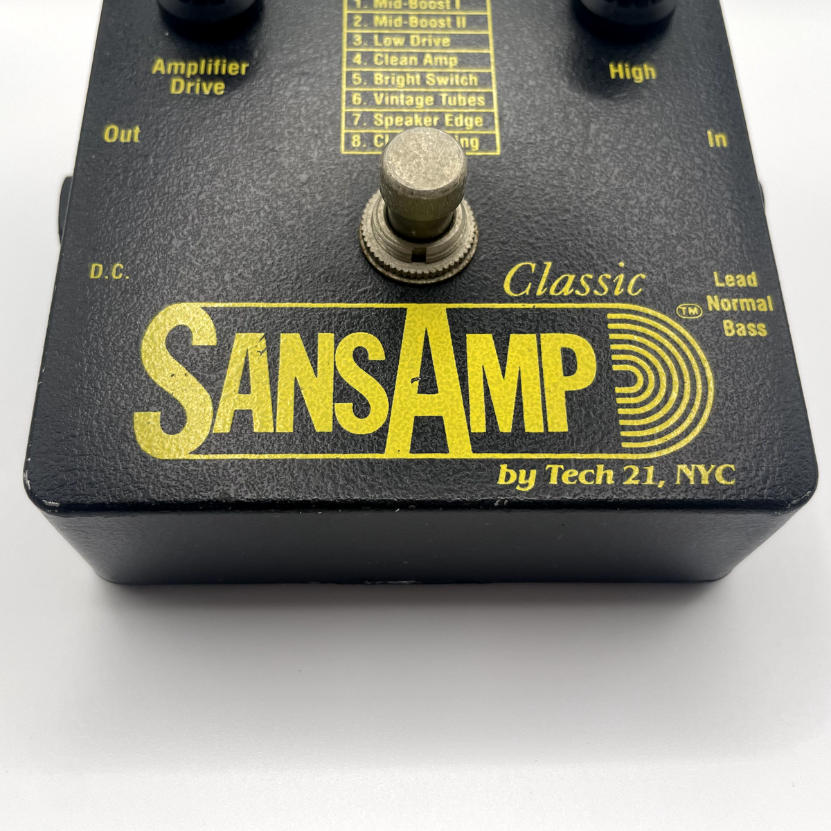 NYC Tech 21 SANSAMP CLASSIC Tube Amp Emulator Guitar Effects Pedal