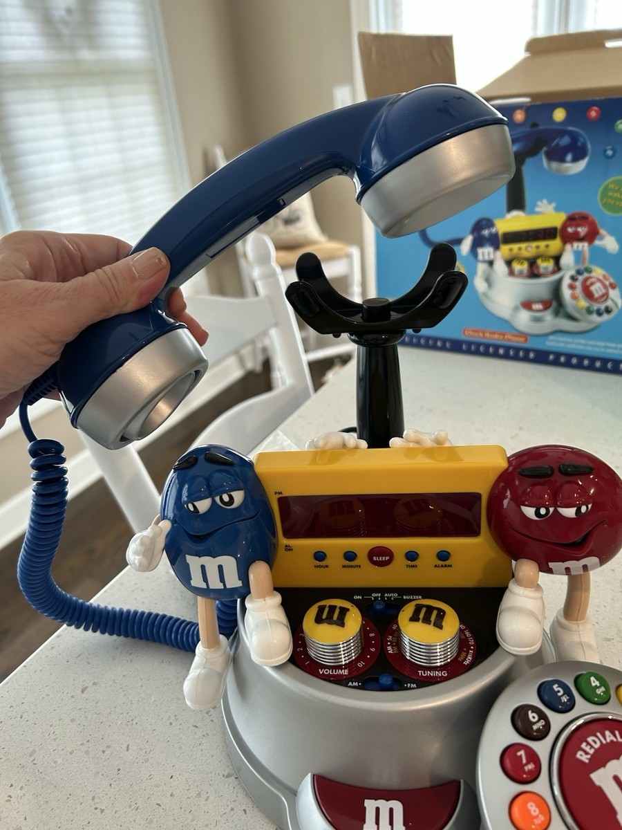 M&M's clock radio phone | eBay