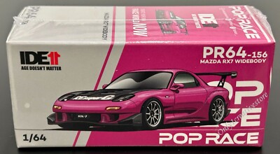 Pop Race Mazda RX7 Widebody 2024 IDE Exclusive Pink 1:64 PR640156