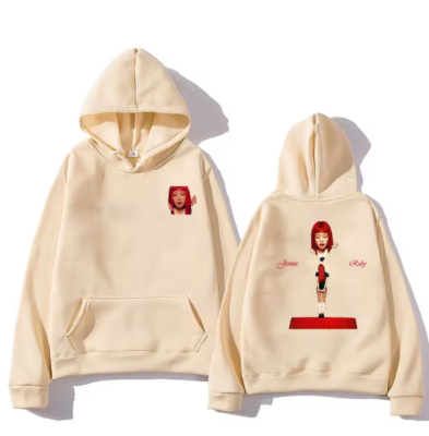 JENNIE BLACKPINK RUBY HOODIE Fan Merch Sweatshirt Concert Outfit