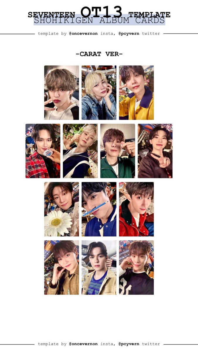 SEVENTEEN JAPAN 4TH SINGLE [ 消費期限 ] Shohikigen Expiration Date