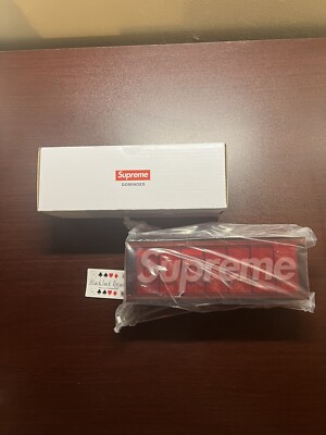 Supreme Aluminum Domino Set Red FW22 - In Hand - FREE SHIPPING | eBay