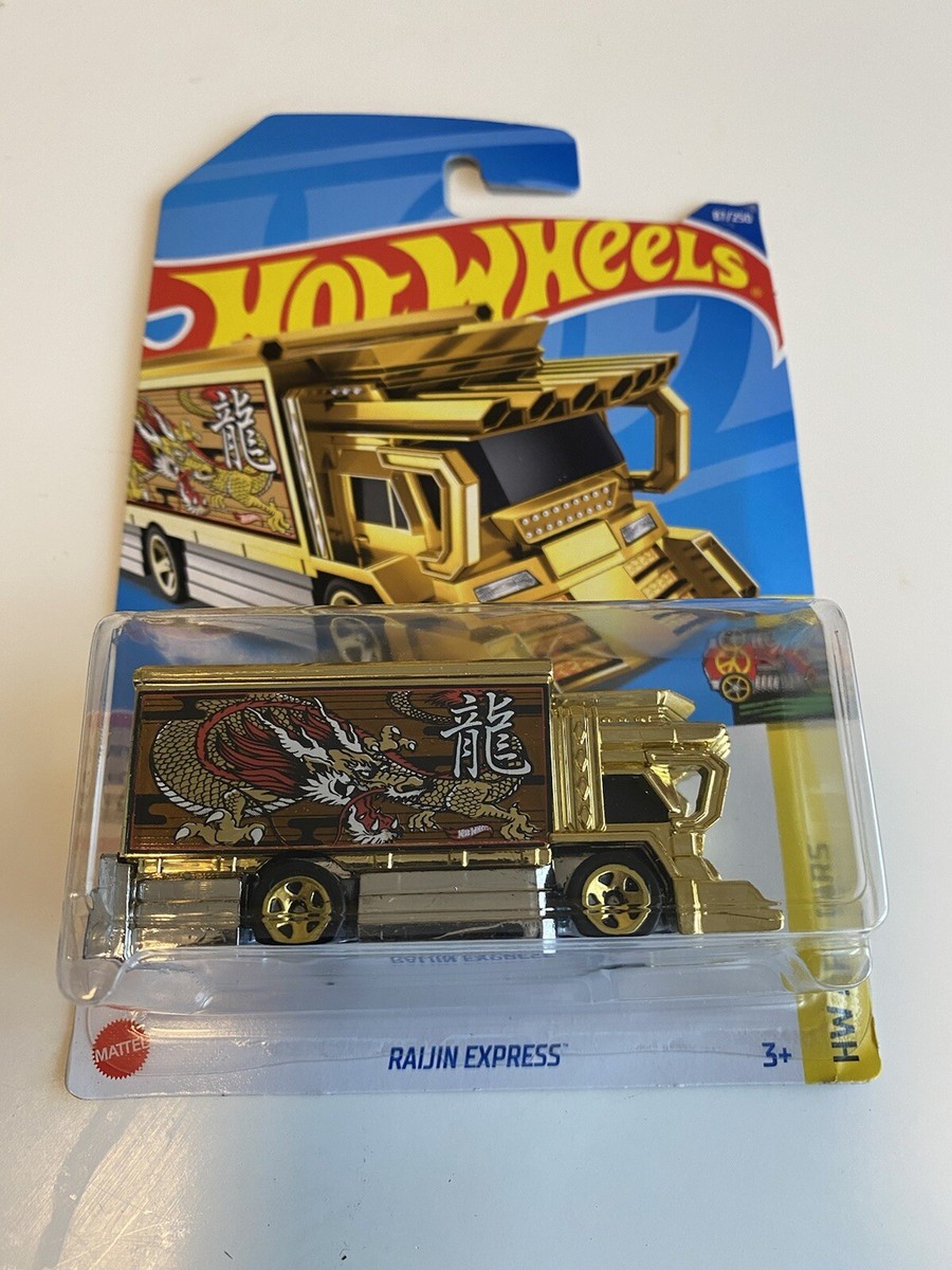 Hot Wheels RAIJIN EXPRESS Gold | eBay