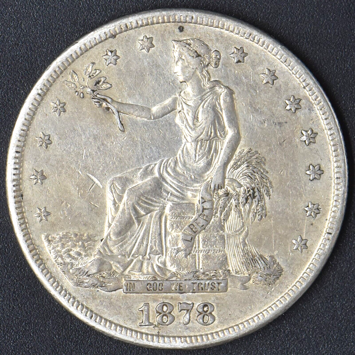 1878-S Trade Dollar 420 Grains .900 Fine Silver San Francisco $1