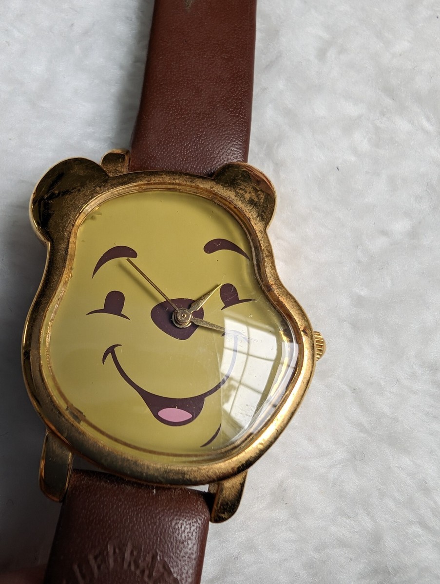 Disney Special Ed. Winnie The Pooh Watch Stamped “Celebrating 80