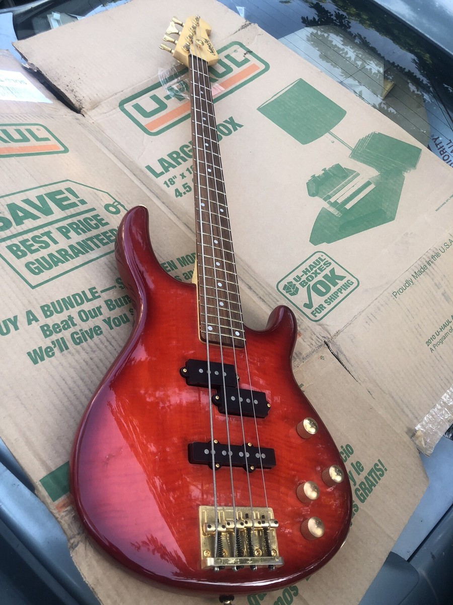 Chatting Bird Electric Bass Red japan Carparison Rare No Live Gigs