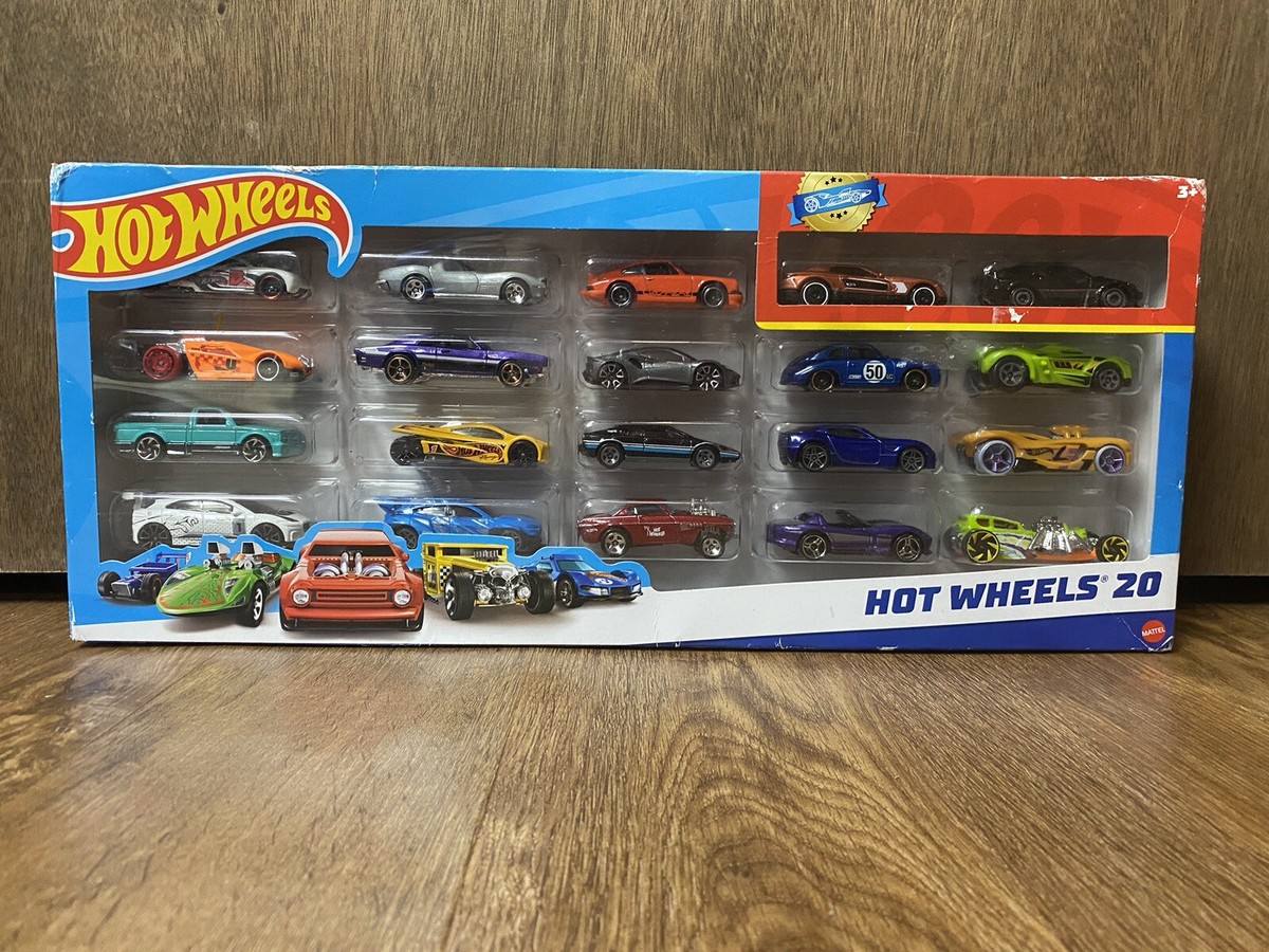 NEW HOT WHEELS CARS 20 Pack Set Die Cast Multi 1:64 Scale Toy Car
