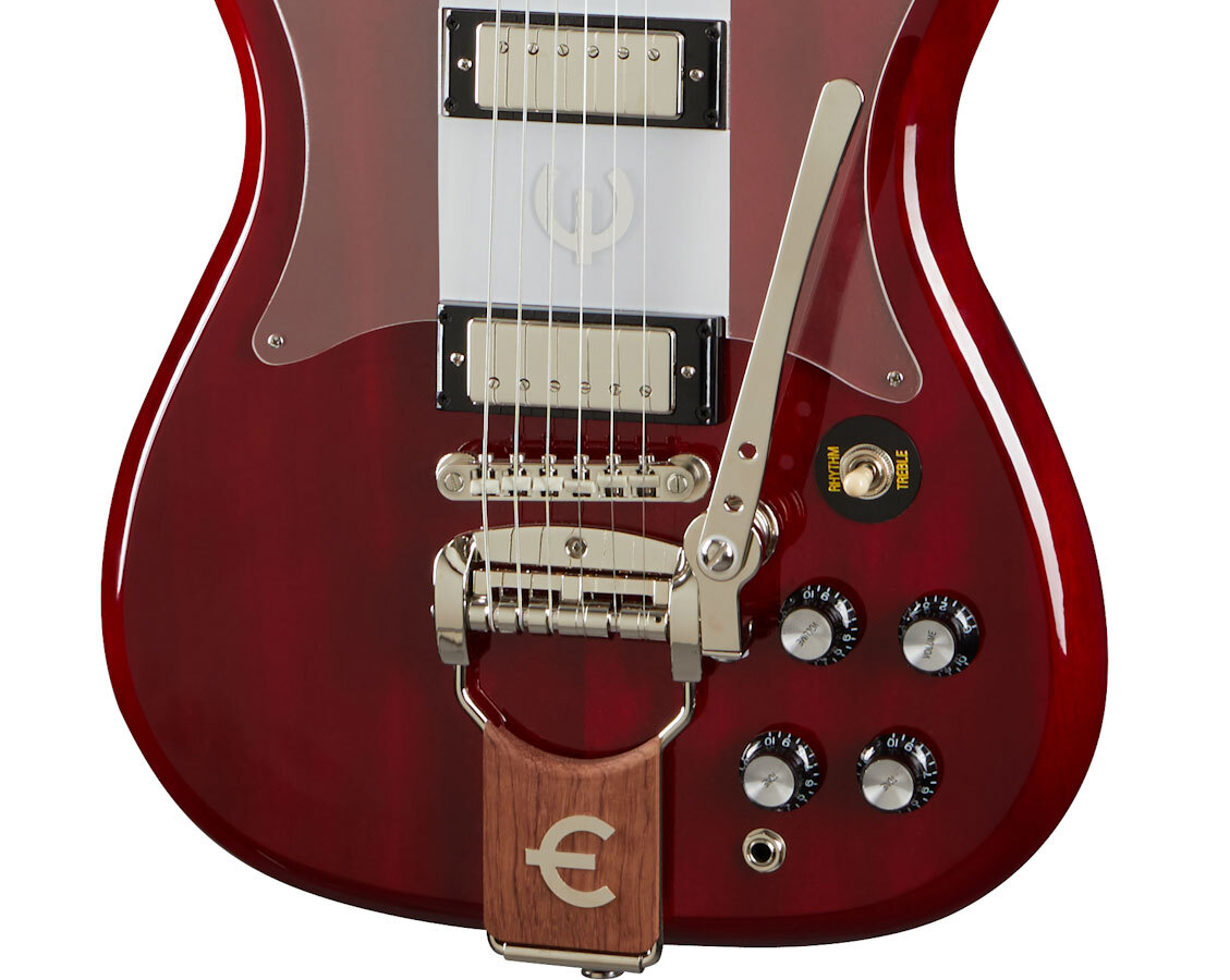 Epiphone Crestwood Custom Cherry by Gibson with gig bag electric