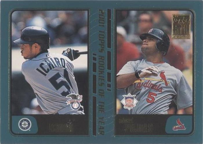 2001 Topps Traded & Rookies - Albert Pujols Ichiro Suzuki #T99 for