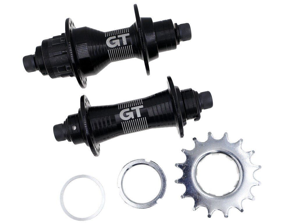 NOS! GT Superlace Cassette 28H BMX Hubset Black | eBay