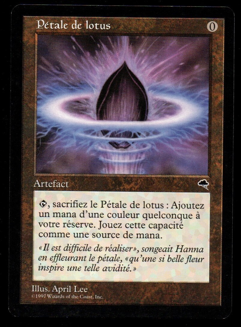 MRM* FR/VF Lotus Petal ( P tale de lotus ) MTG TMP | eBay