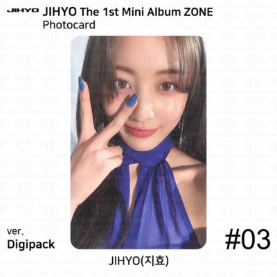 TWICE Jihyo The 1st Mini Album ZONE Standard Digipack Photocard