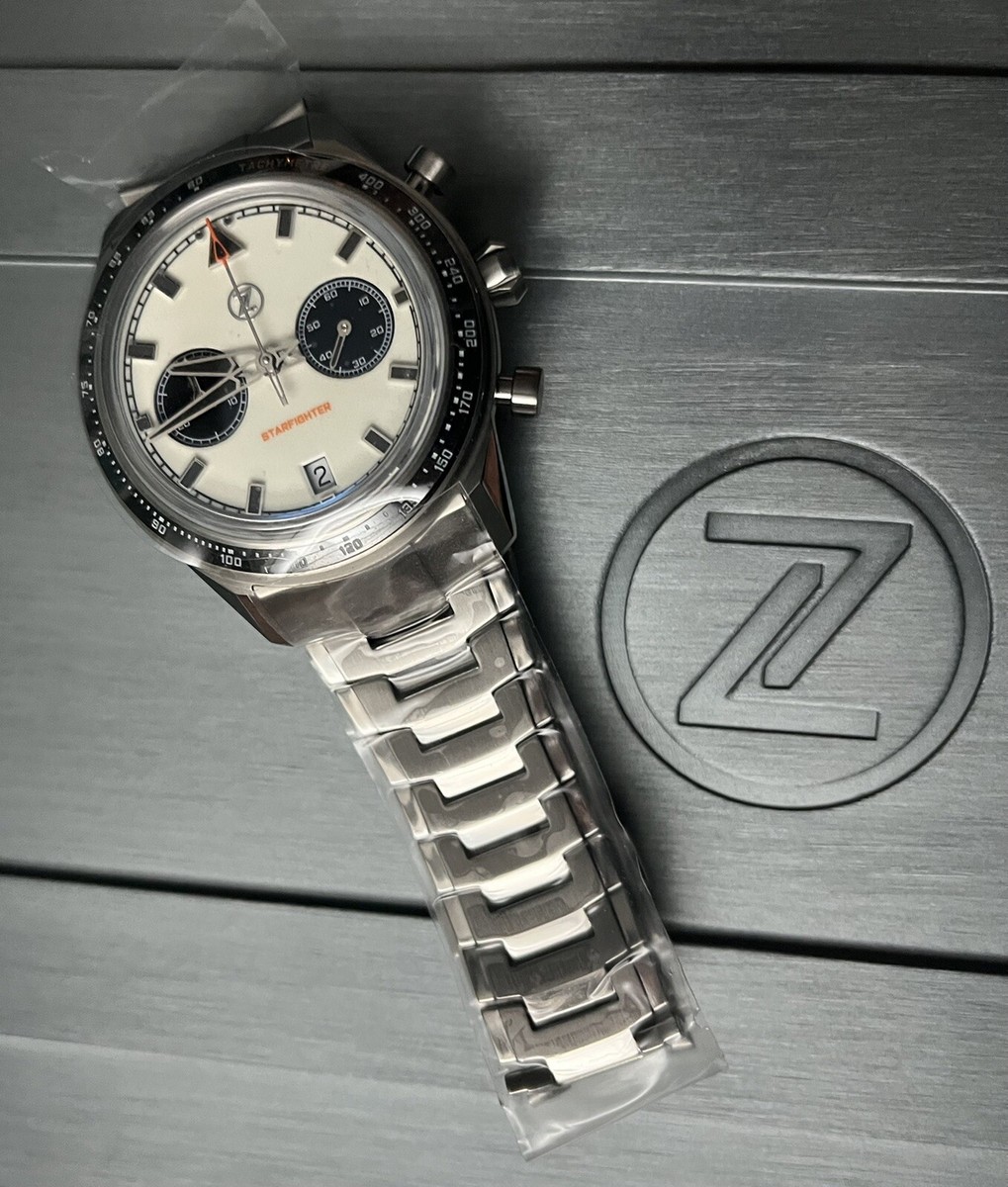 New Zelos STARFIGHTER CHRONOGRAPH FROST Automatic 41mm Watch