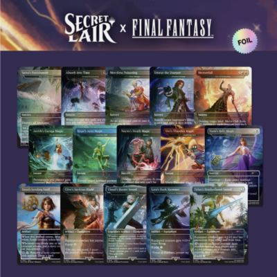 MTG Final Fantasy Secret Lair COMPLETE FOIL BUNDLE English * Best