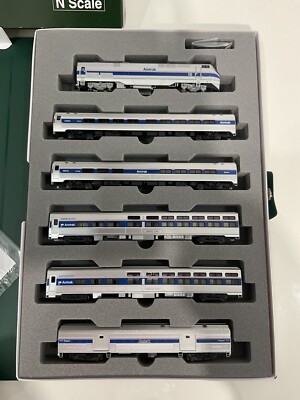 KATO N Amtrak Amfleet Viewliner Phase IV P42 LOCO and 5 Car Set