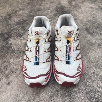 Salomon XT-6 sneaker shoes Vanilla Ice Green Haze Fired Brick
