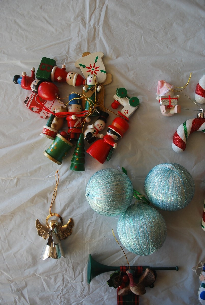 Lot of Vintage (early 90s) Christmas Ornaments | eBay