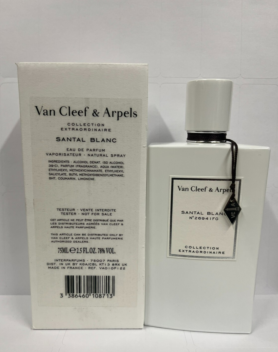 Van Cleef & Arpels Santal Blanc Eau de Parfum 2.5 Oz 75 ml NEW TT