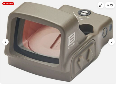 EOTech EFLX 3 MOA Mini Reflex Red Dot Sight - Tan (EFLX3RWTAN) for