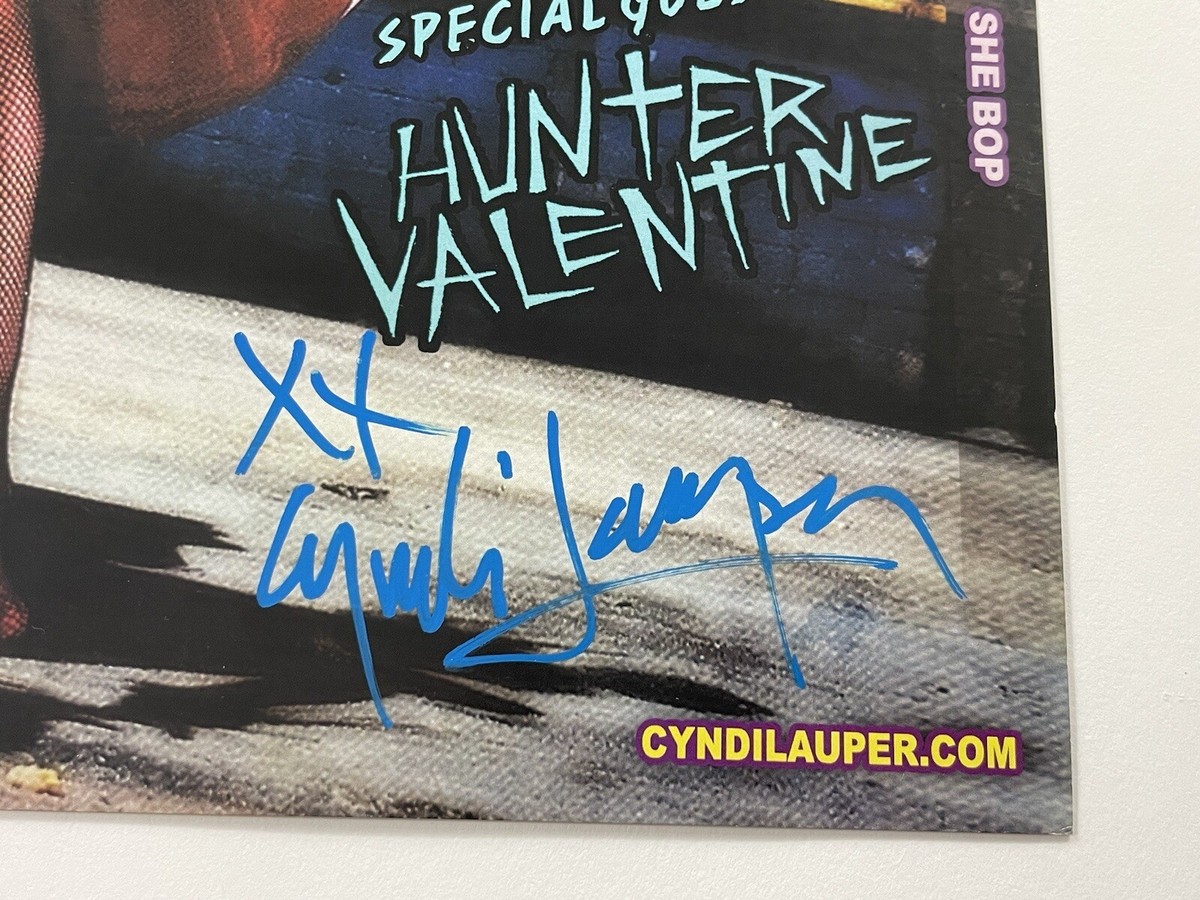Cyndi Lauper Signed 30th Anniversary Tour Poster She's So Unusual