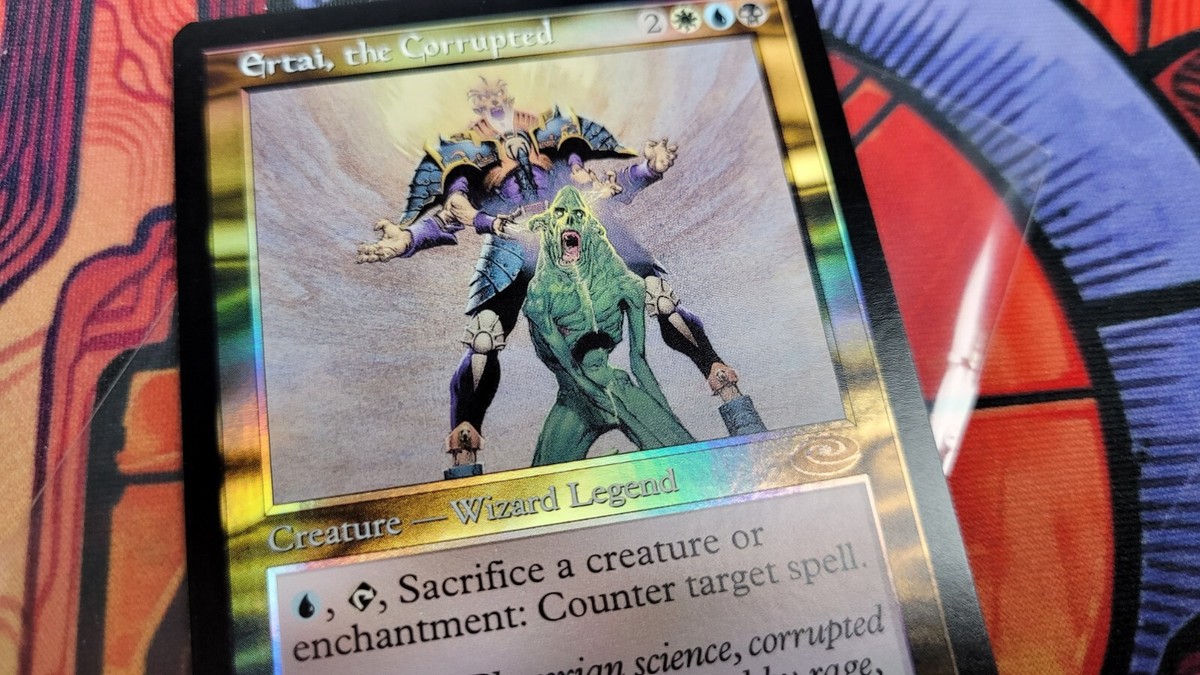 ✨Ertai, the Corrupted Alt Art Foil Holo R 107/143 Magic Card