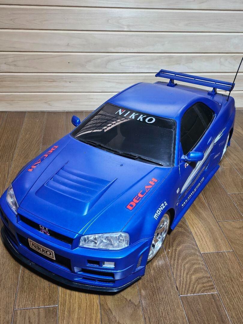 NIKKO Giant RC Car RC 1/5 Skyline GTR R34 RARE | eBay