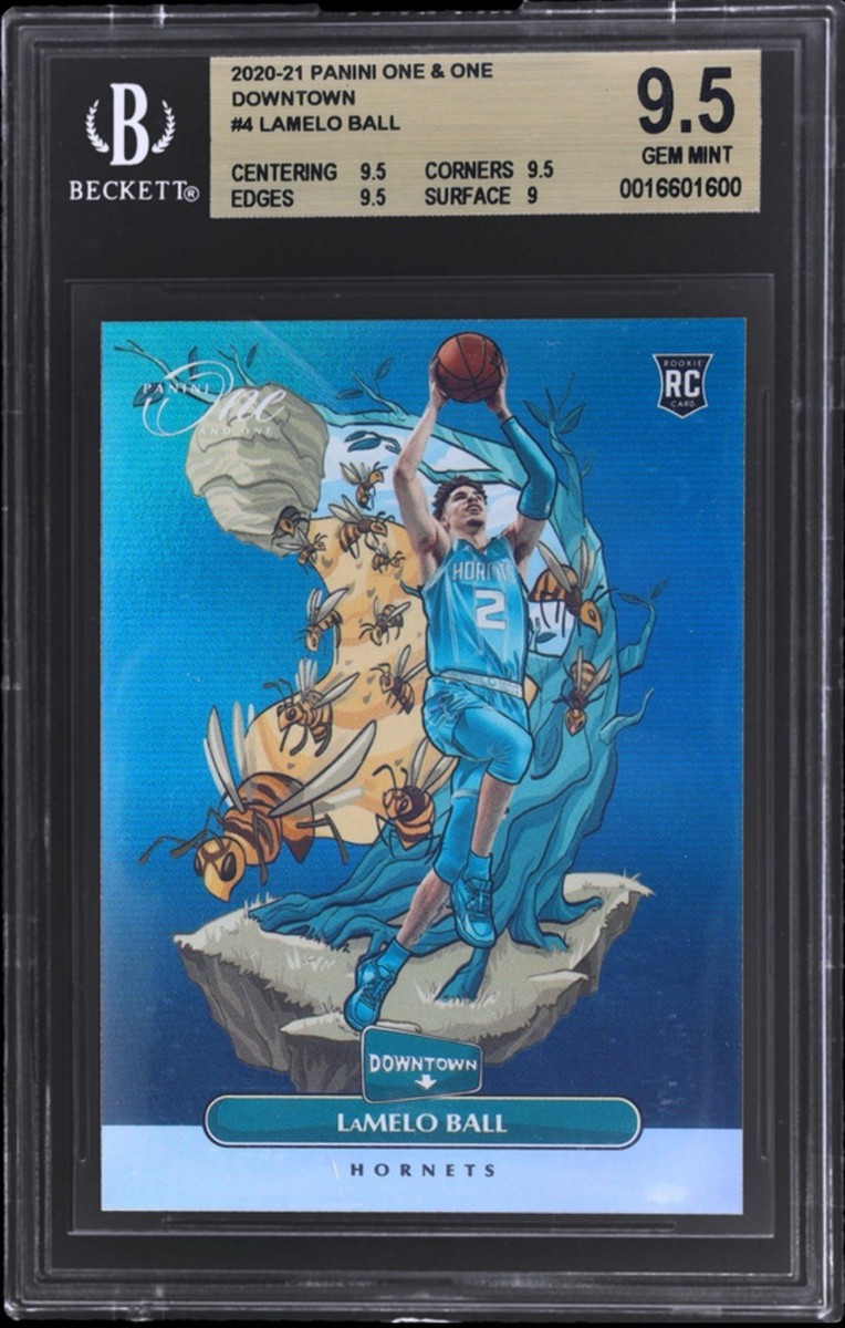 ラメロ·ボール サインカード 2020-21 NBA ONE AND ONE ラメロ·ボール