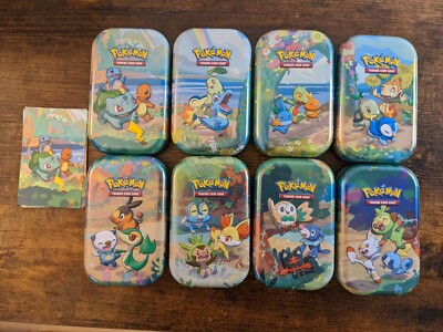 EMPTY Celebrations 25th Anniversary Pokemon Trading Card Mini Tins