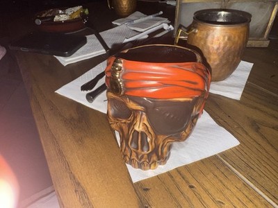 New Disney World Beak And Barrel Pirate Skull Mug Plunderer's