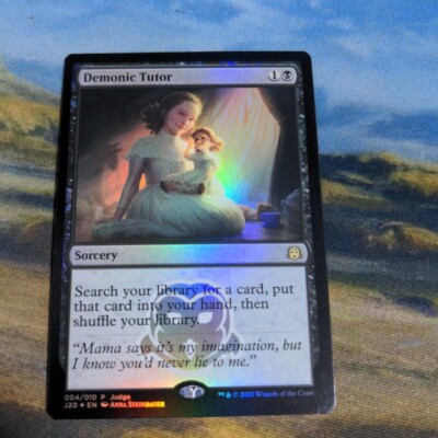 MTG 悪魔の教示者 Demonic Tutor 英語Foil ジャッジ褒賞③ Foil