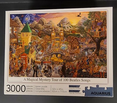 The Beatles 3000 Piece Puzzle A Magical Mystery Tour of 100