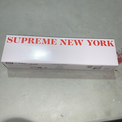 Supreme x FIRST GEAR® Semi Truck Metal - WHITE / RED New Unopened