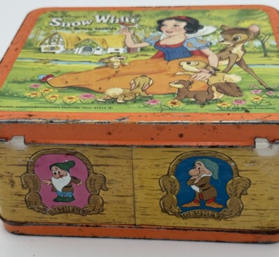 Snow White Metal Lunch Box with Thermos Aladdin Industries 1975 7