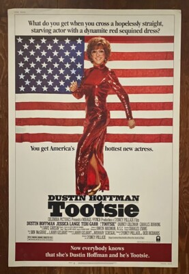 Tootsie 40x60 Original Movie Poster 1982 Dustin Hoffman | eBay