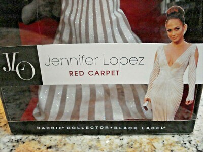2013 Jennifer Lopez Red Carpet Doll Barbie Collector Black Label