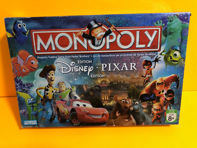 Monopoly Disney Pixar Edition 2007 Board Game Complete Woody