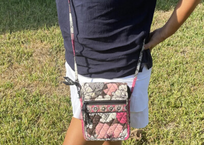 vera bradley mocha rouge flap crossbody bag 8” X 6.5” | eBay