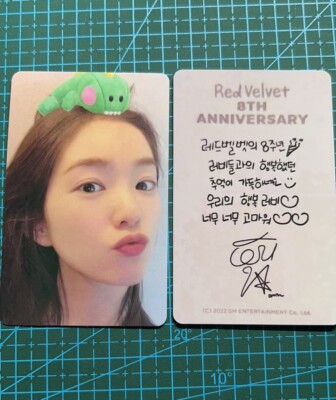 Irene photocard Red Velvet 8th Anniversary Merchandise wendy joy