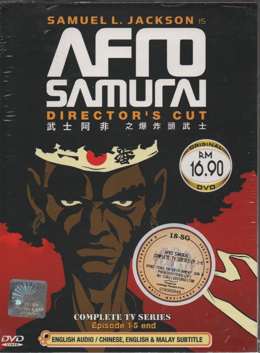 DVD Anime Afro Samurai Complete TV Series Vol.1-5 End (Director's
