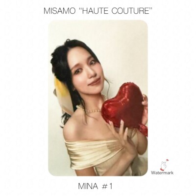 MISAMO HAUTE COUTURE JAPAN MINA SANA MOMO LUCKY DRAW PHOTOCARD
