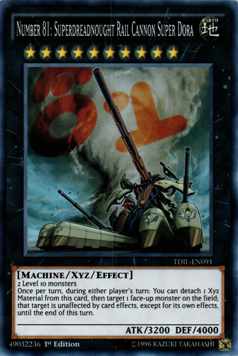 Yugioh! LP Number 81: Superdreadnought Rail Cannon Super Dora