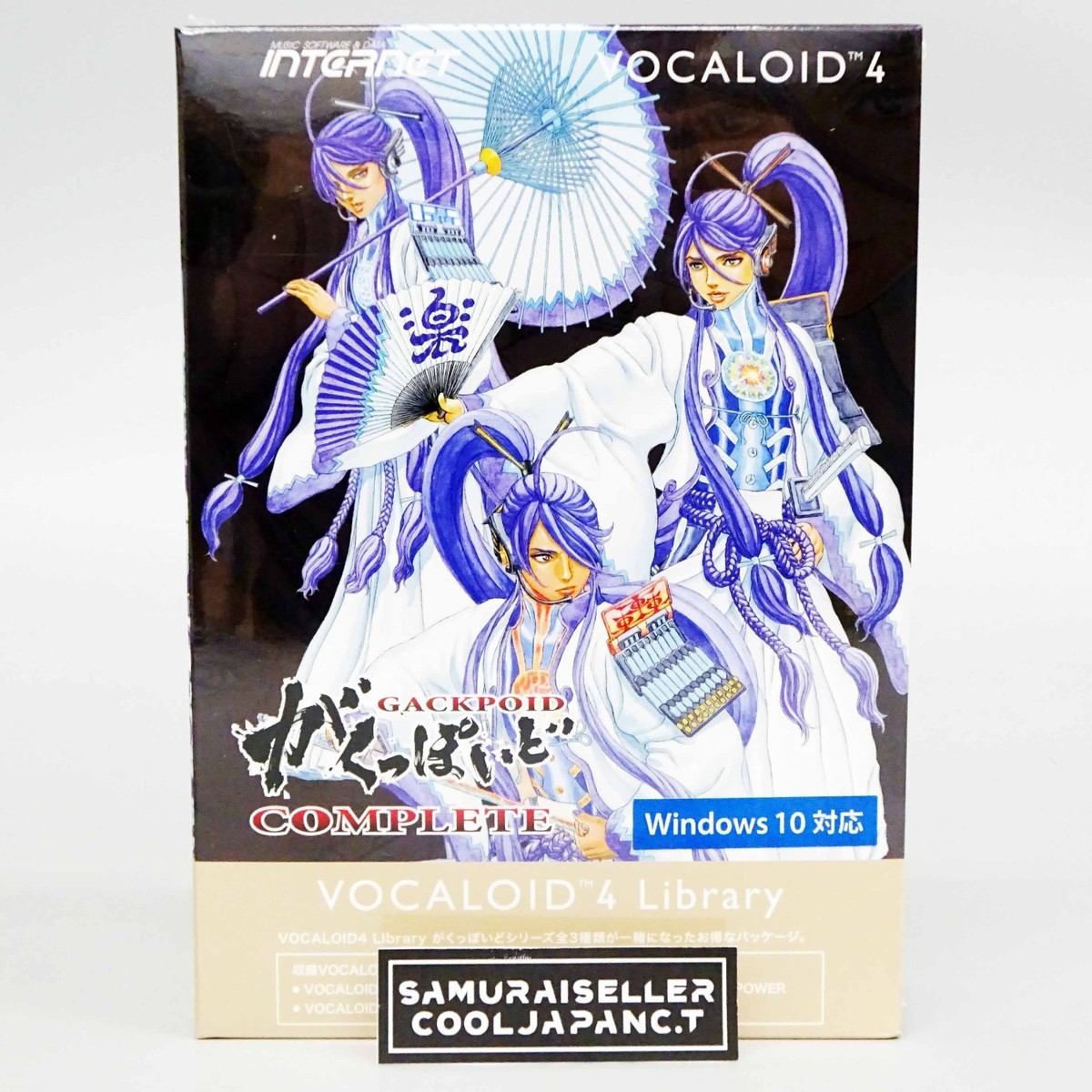 Internet VOCALOID4 Library Gackpoid COMPLETE Windows Mac Software