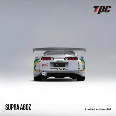 TPC 1:64 Supra A80 Z Silver Green Diecast Model Car | eBay