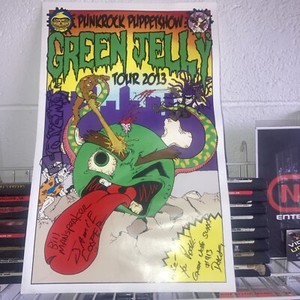 TOOL GREEN JELLO サイン入り ポスター 1991トゥール Tool / Green