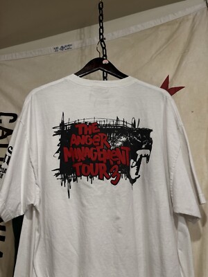 Eminem Slim Shady 50 Cent Anger Management Tour 3 2005 Vintage T