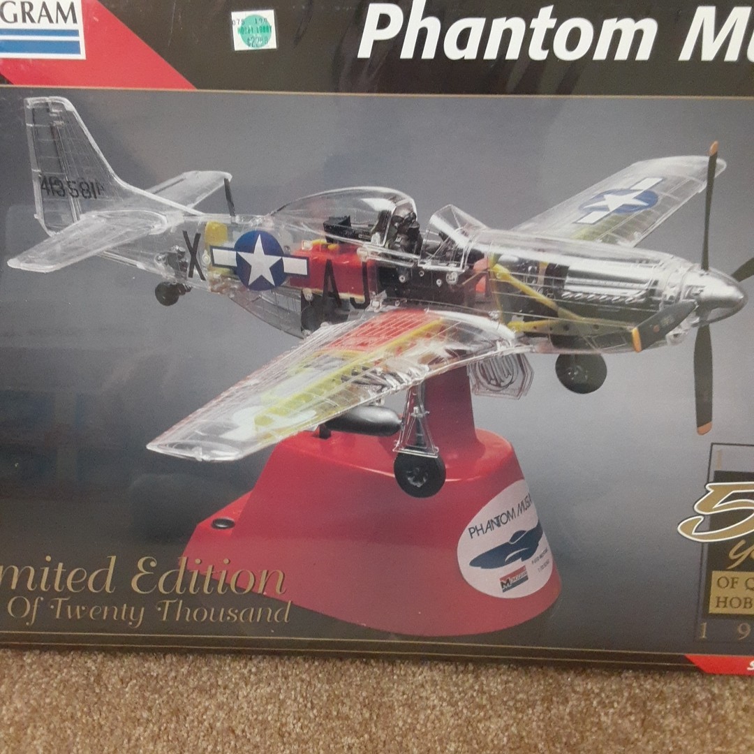 SEALED Monogram 50th Anniversary Phantom Mustang P-51 1:32 Scale