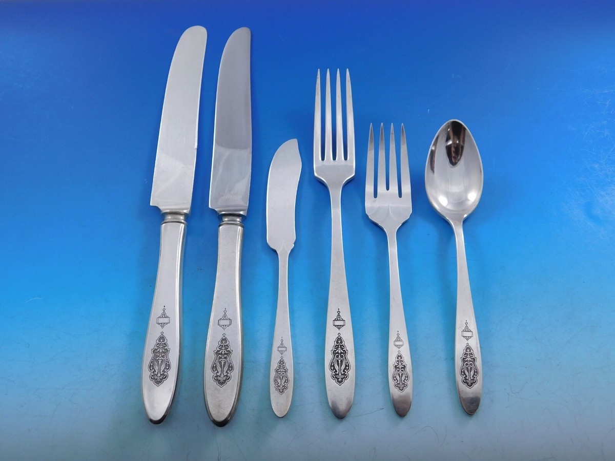 Bird of Paradise by Community Silverplate Flatware Set For 24