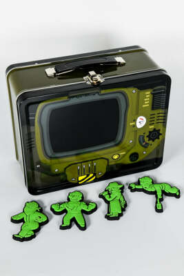 Fallout 4 76 New Vegas Pip Boy 3000 Mark IV Lunch Box Bundle
